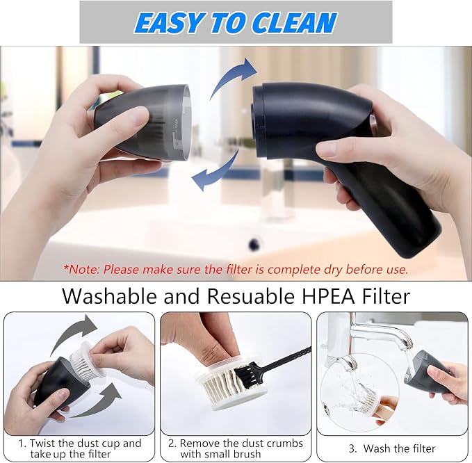 4.3Kpa Keyboard Vacuum Cleaner Mini：Handheld Computer Vacuum Cordless - Image 7