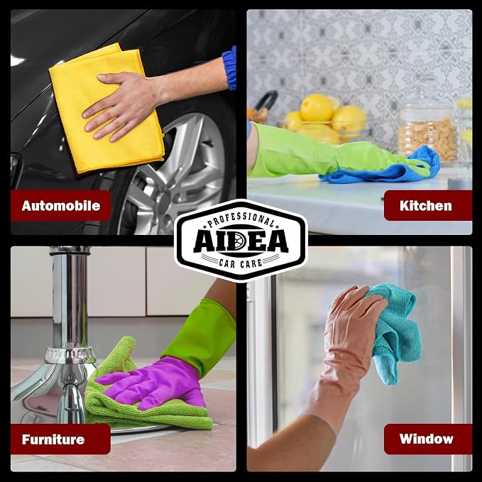 AIDEA Microfiber Cleaning Cloth, Microfiber Towels - Image 5
