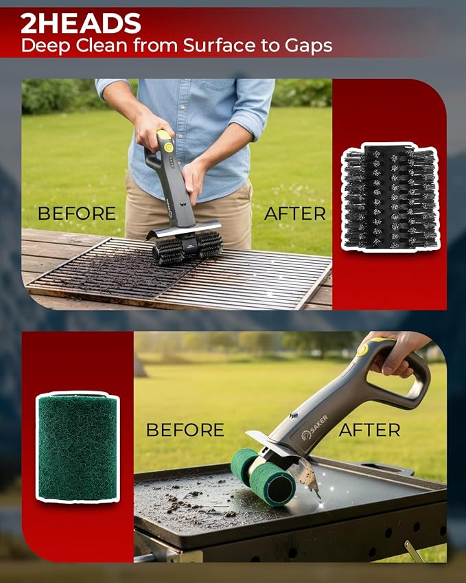 Saker Electric Grill Brush - Image 4
