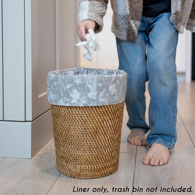 Happy Haven Trash Bags for 2, 4 Gallon Trash Can, Small Garbage Bags - Image 5