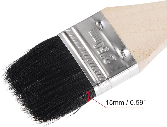 uxcell Bent Radiator Paint Brush 17" Length 2" Width Bristle - Image 3
