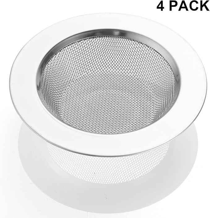 LASSHSWA 4 PCS Kitchen Sink Strainer Stainless Steel, Kitchen Sink Drain - Image 7