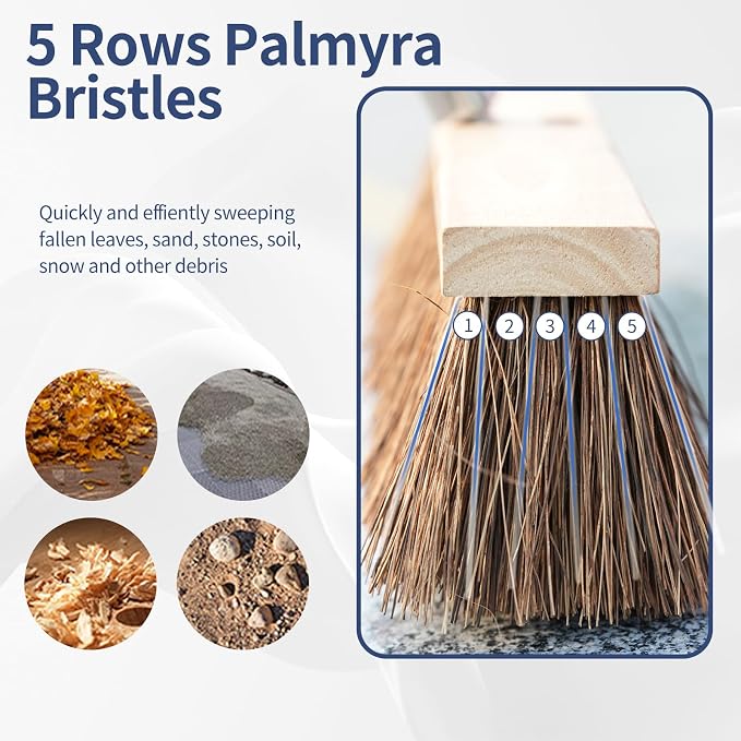 18" Push Broom Outdoor Heavy Duty - Image 3