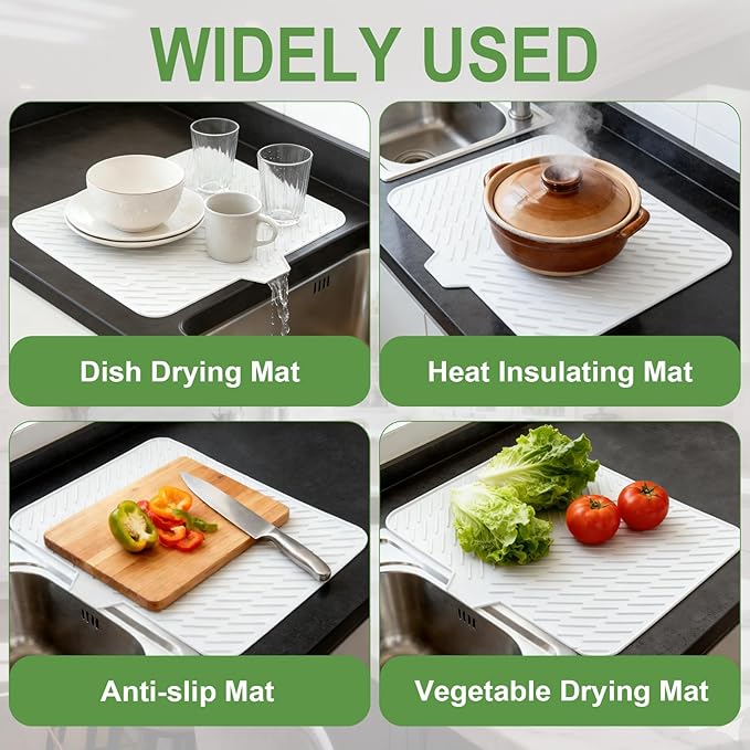 Silicone Drying Mat, Heat-Resistant, Eco-friendly, Hygienic Drying Pad - Image 6