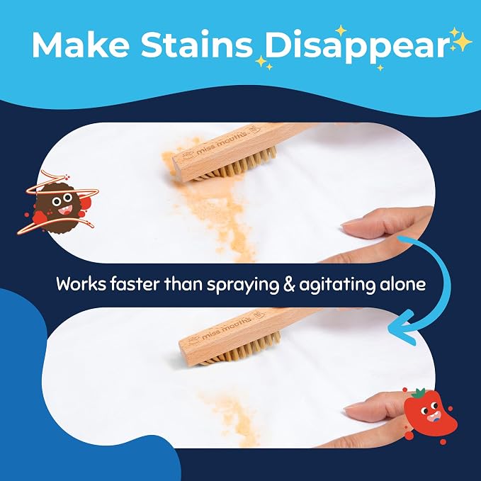 Miss Mouth’s Messy Eater Laundry Brush – Gentle Fabric Scrub Brush - Image 8