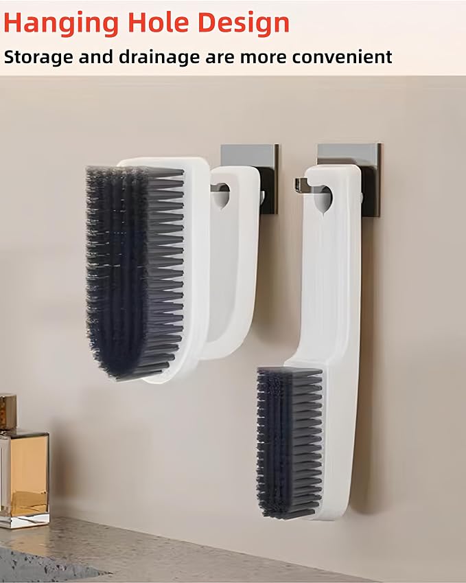 2 Pack Scrub Brush Laundry Cleaning Brush Soft Bristle Household Cleaning - Image 6