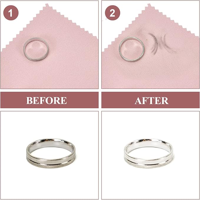250PCS Jewelry Cleaning Cloth, Professional Polishing Cloth Individually Wrapped - Image 3