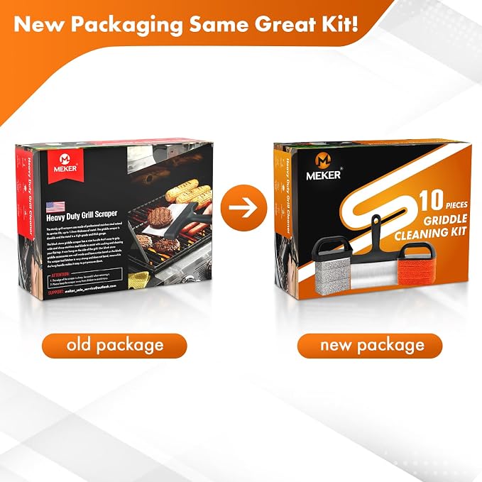 MEKER Griddle Cleaning Kit for Blackstone, Flat Top Grill Cleaning Kit - Image 8