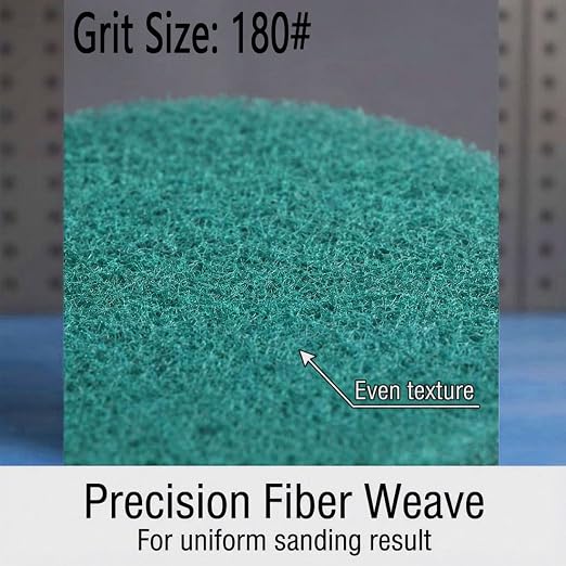 4 Inch 180 Grit Drill Brush Scrubber Scouring Pads, Random Orbital Sander - Image 3