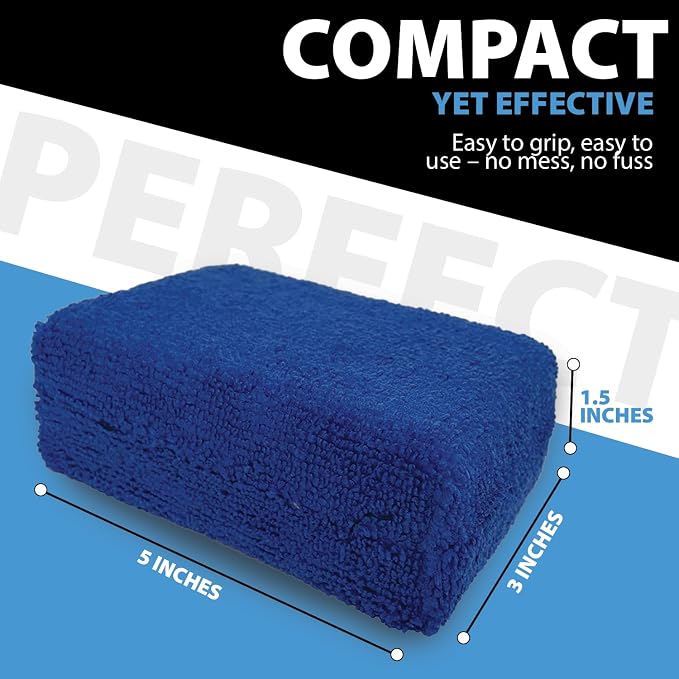 Microfiber Applicator Pad Rectangle Microfiber Applicator Sponges Lint Free - Image 5