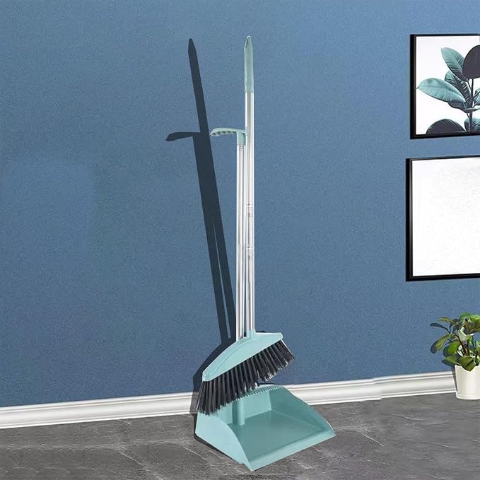 Broom and Dustpan Set for Home Indoor 180 Rotatable Broom - Image 3