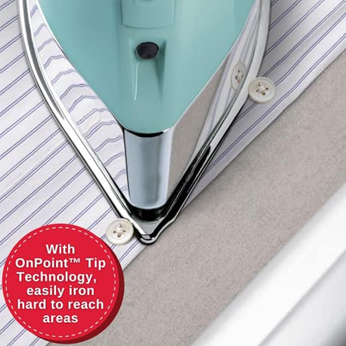 SINGER SteamCraft Plus Digital Display Iron, Five Fabric Settings, OnPoint Tip - Image 2