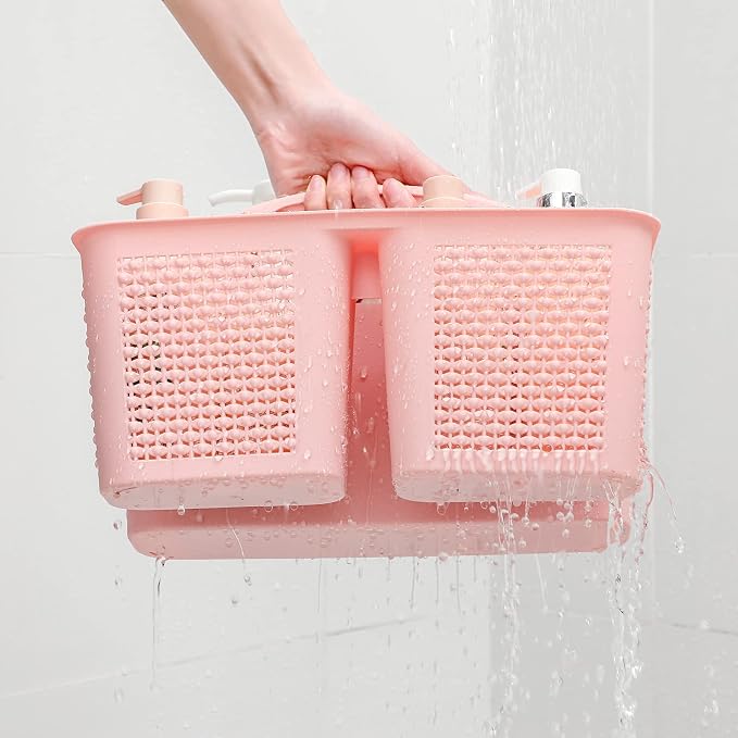 UUJOLY Plastic Portable Shower Caddy Basket Bucket, Cleaning Shower Basket - Image 4