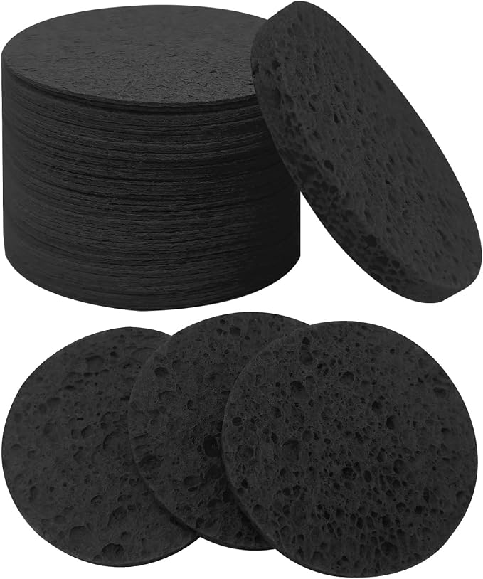 50-Count Large Compressed Facial Sponges by Mainlyrunmakeupsuppliers