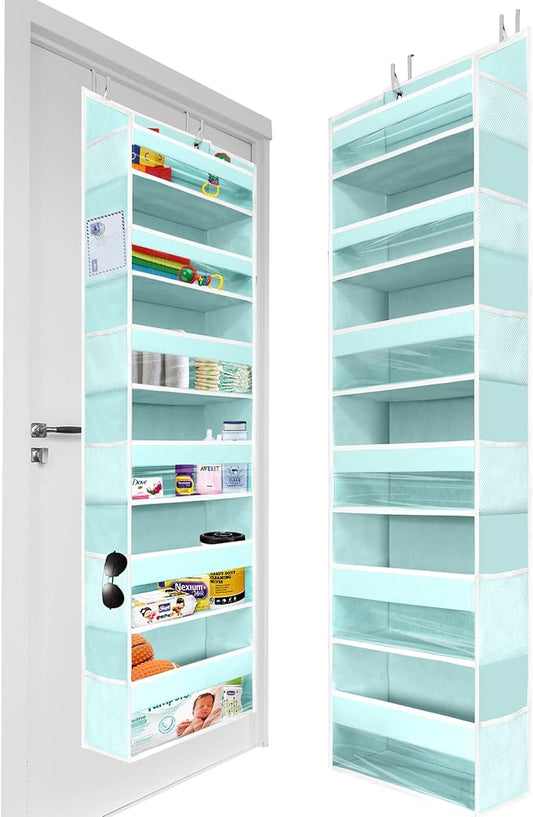 HOMELUX THEORY 1 PC Heavy Duty Over the Door Organizer 55x14x6.7, 6 Large Front by HomeluxTheory