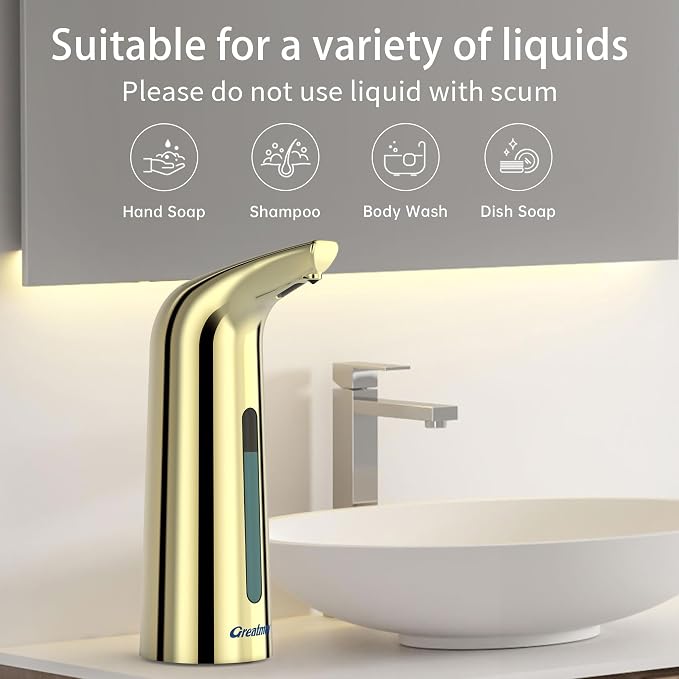 Convenient Automatic Soap Dispenser, 4 Adjustable Levels Touchless Hand - Image 5