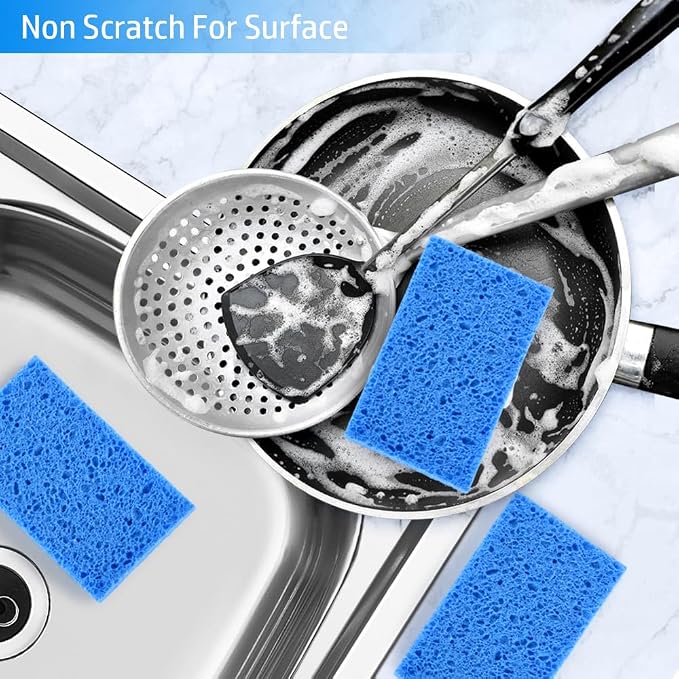 Mcyye 4PCS Compressed Kitchen Sponges - Image 4