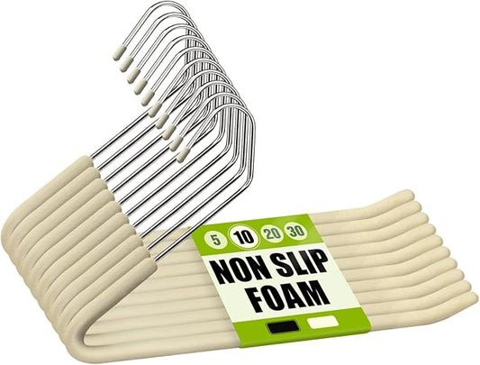 Spring Fever Open Ended Non Slip Sponge Padded Pants Hangers by SpringFever