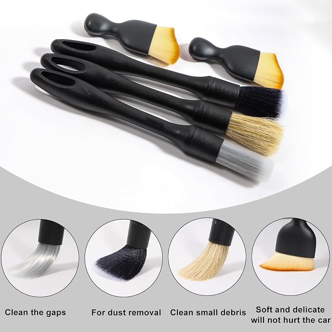 Car Detailing Brush, Automotive Interior Dusting Brush, Car Cleaning Brush - Image 2