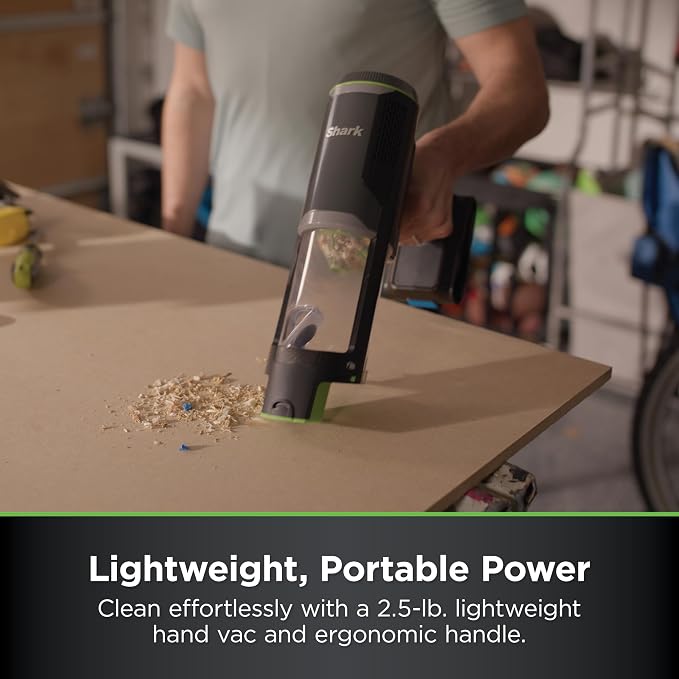 Shark PowerBoost Cordless 2-in-1 Car/Home Handheld PowerVac, Powerful Suction - Image 7