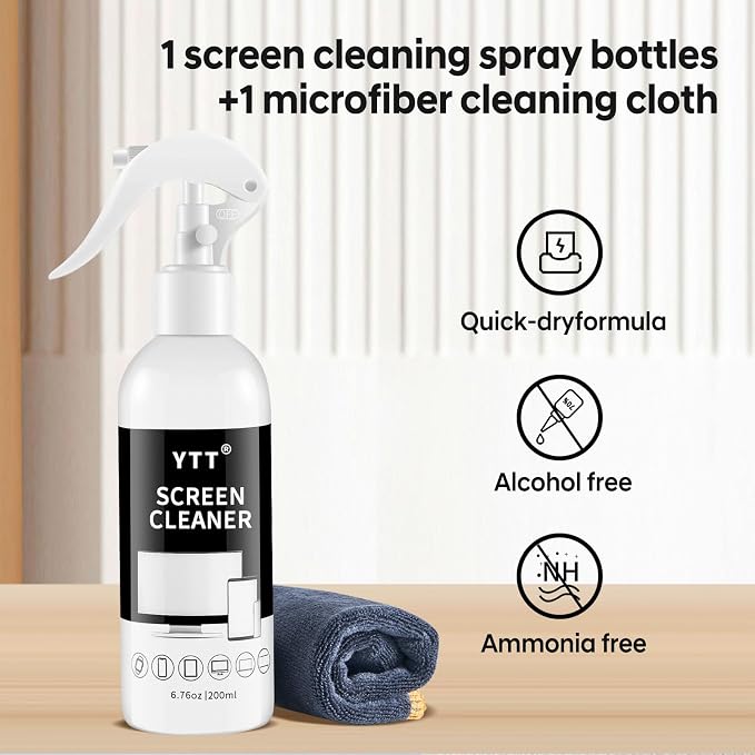 Screen Cleaner Spray – Large Bottle Computer Screen Cleaner, Cleaning Kit and - Image 5