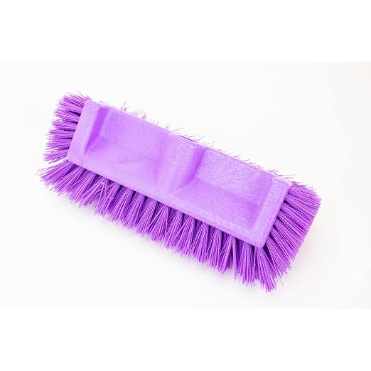 SPARTA Multi-Level Tile Scrub Brush 12" Wide Brush Head, Heavy-Duty Tile - Image 2
