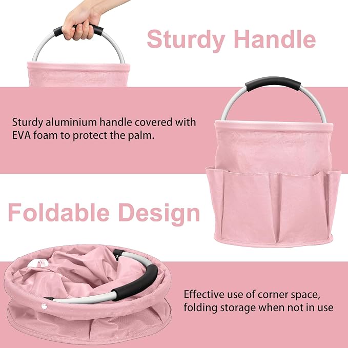 Qivine Cleaning Caddy for Cleaning Supplies, 17L Cleaning Supply Caddy - Image 4