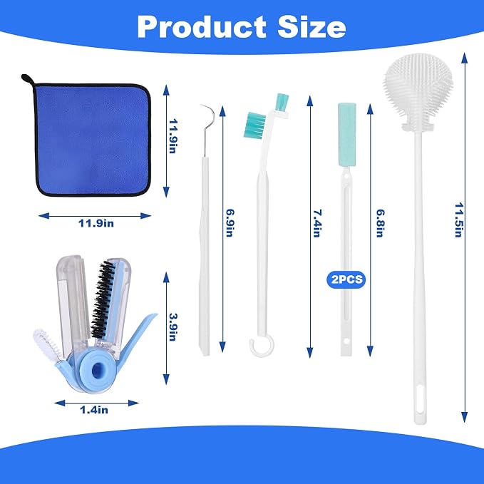 XANGNIER 7 Pcs Personal Blender Cleaning Brush Set - Image 7