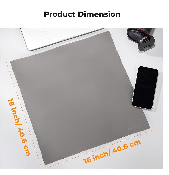 4 Pack 16''x16'' Extra Large Microfiber Cleaning Cloths, K&F Concept Oversized - Image 2