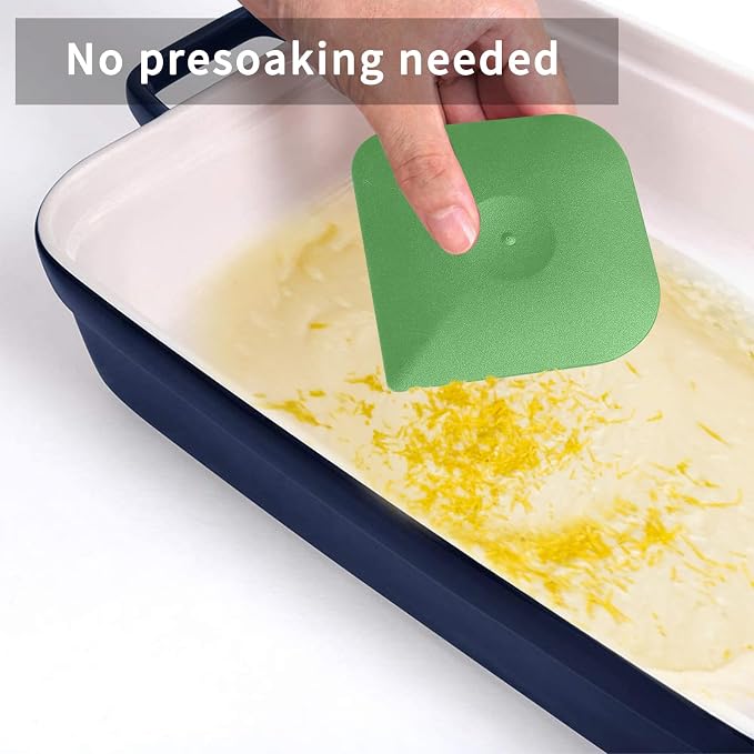 Plastic Pan Dish Pot Food Kitchen Scraper Tool Set, Kitchen Scraper Non-Scratch - Image 4