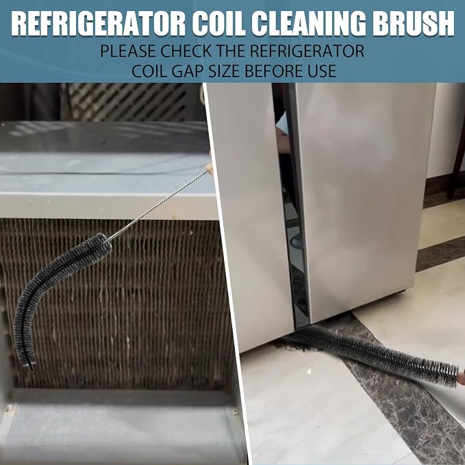 2 Pack Dryer Vent Cleaning Brush, Dryer Vent Cleaner Brush Set, Trap and Duct - Image 3