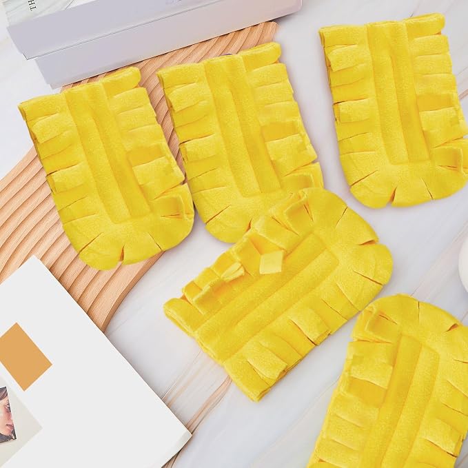 Zubebe 12 Pcs Duster Refill Reusable Fleece Duster Refills Feather Flat Dusters - Image 6