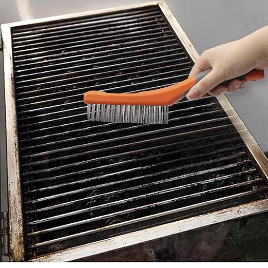 MAXMAN Wire Brush Set, Heavy Duty Stainless Steel and Carbon Steel Wire Brushes - Image 6
