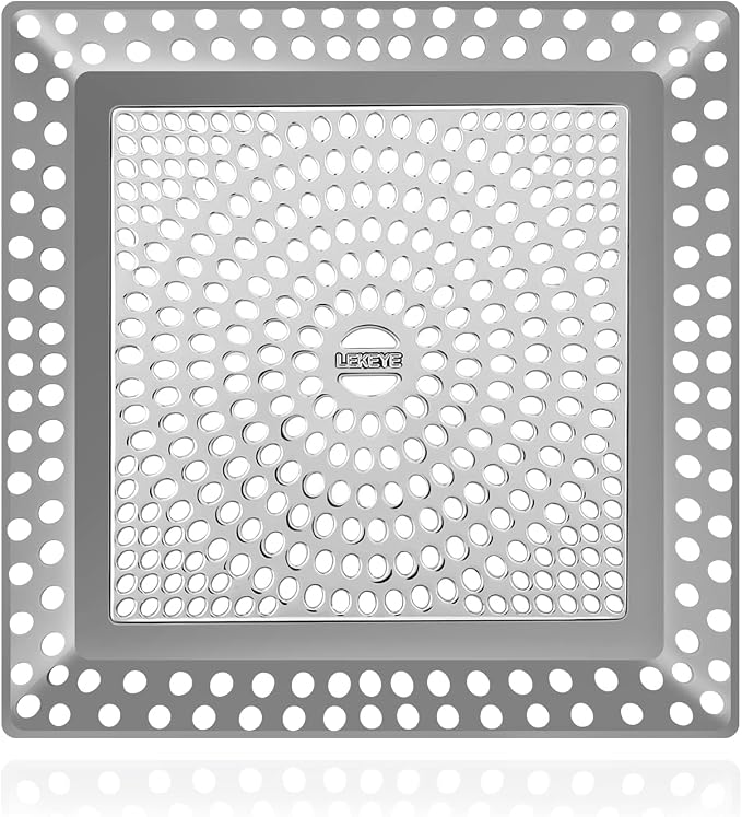 LEKEYE Shower Drain Hair Catcher | Drain Strainer | Shower Drain Cover by LEKEYE