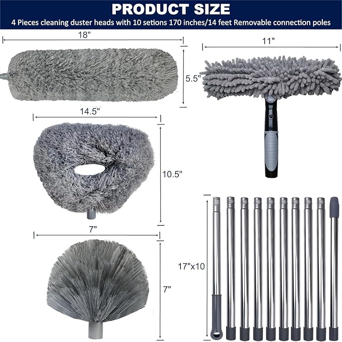 4 Pack 20+ Feet High Reach Dusting Kit - Image 2