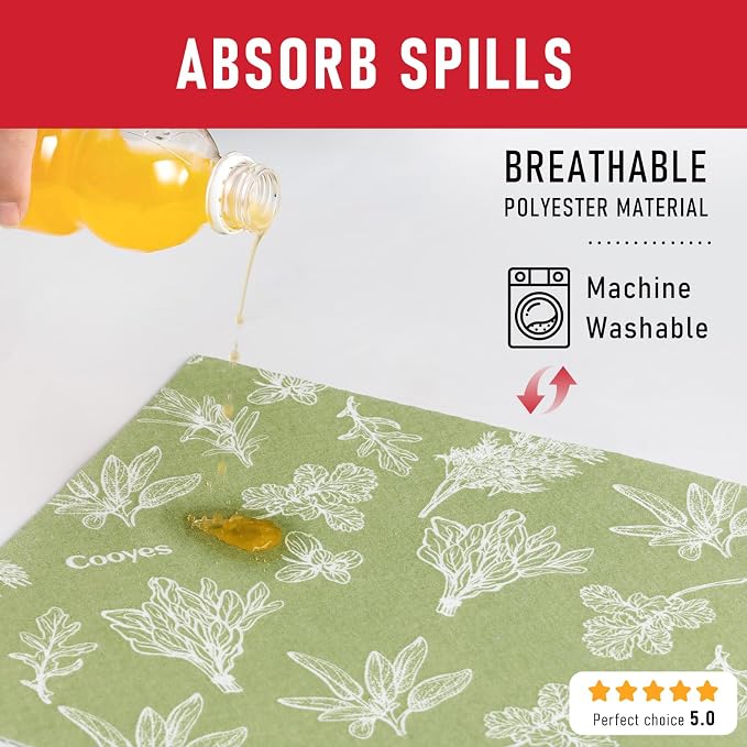 Cooyes Drawer & Shelf Liner for Kitchen Cabinets, Breathable Cloth Material - Image 9