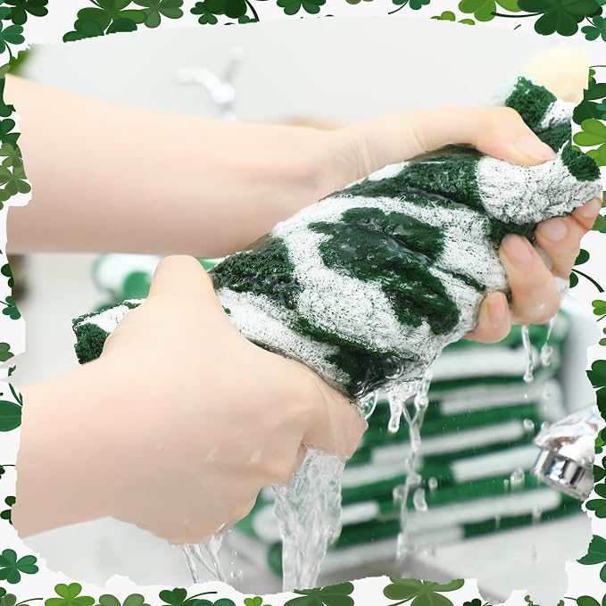 Frienda 4 Pcs St Patrick's Day Hand Towels - Image 3