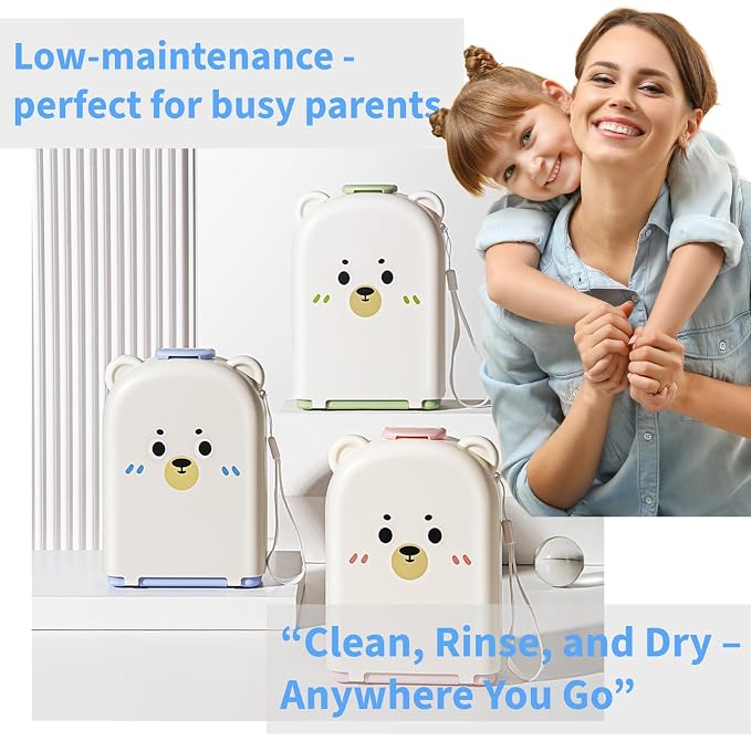 Travel Bottle Cleaner kit, 7in1 Baby Airplane Travel Essentials Silicone Travel - Image 3