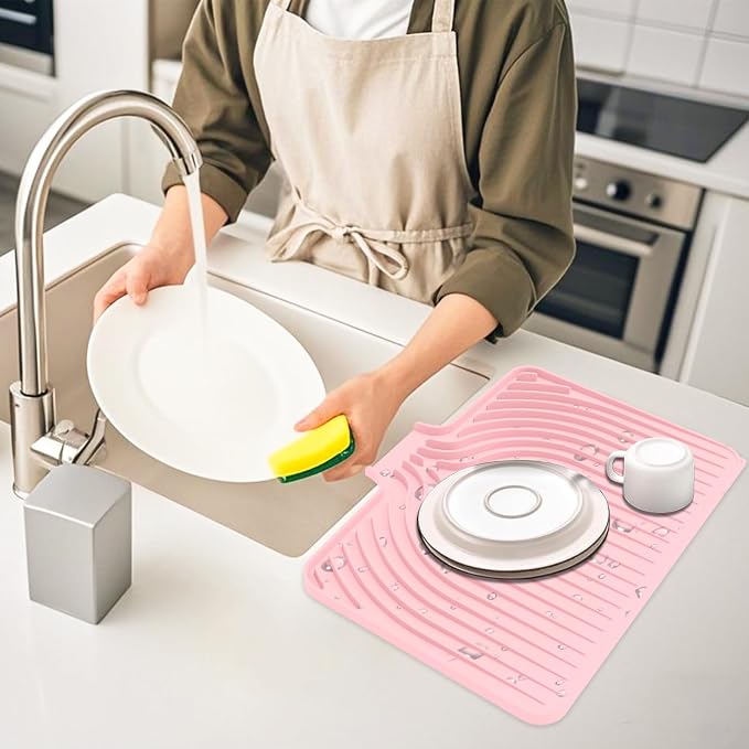 Dish Drying Mat for Kitchen Counter, - Image 6
