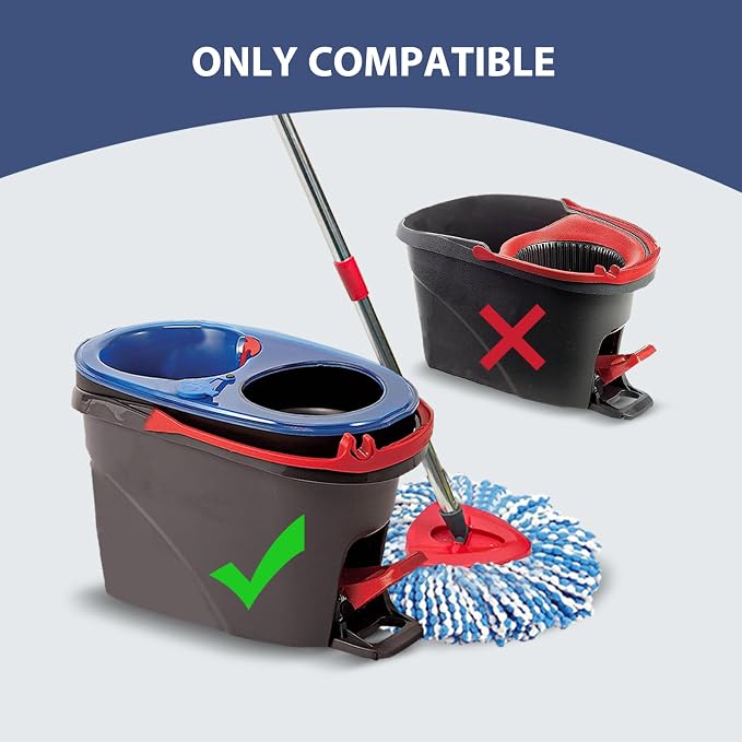 Spin Mop Replacement Set for O-Ceda 2-Tank System, Includes 2 Mop Head - Image 2