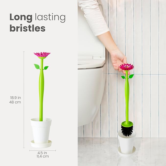 Vigar Flower Power Toilet Brush - Image 2