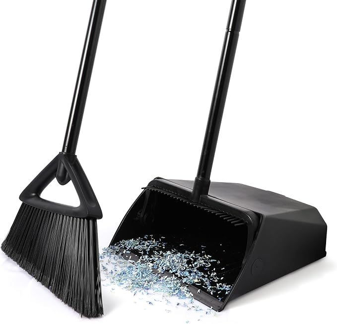 Eyliden Commercial Broom and Dustpan Set, by Eyliden