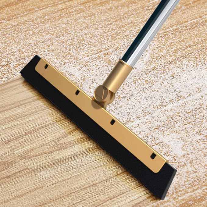 GANAZONO Broom Dustpan Scraper Set Long Handle Stand Up Broom Combo Dustpan - Image 2