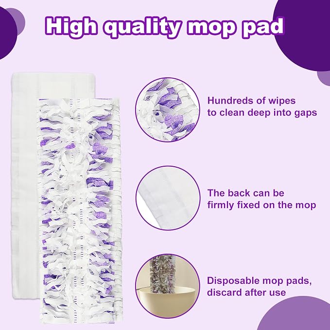 48 Pack PowerMop Refills Pads for Swiffer PowerMop Multi-Surface Mops and - Image 5