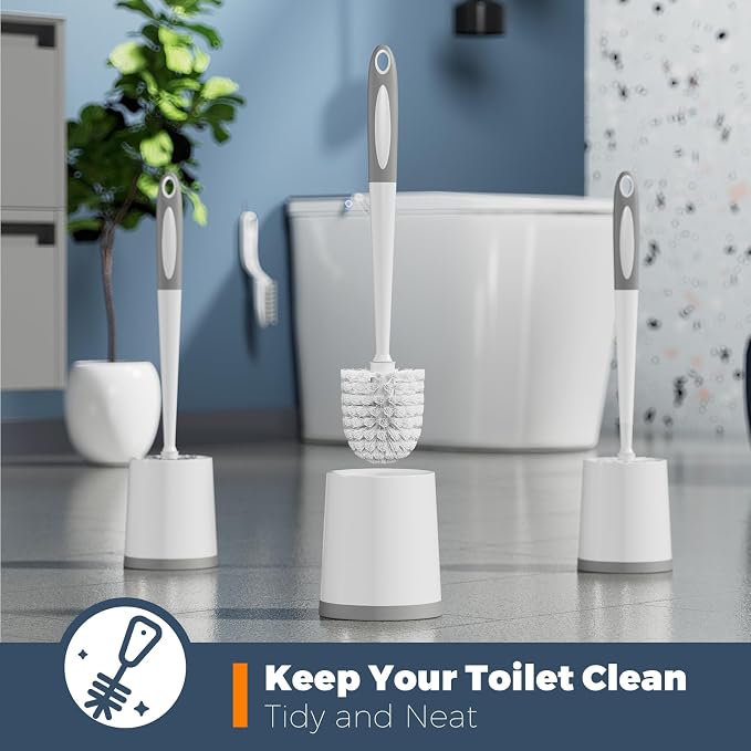 Toilet Brush, 3 Pack Toilet Brushes - Image 5