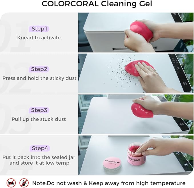 COLORCORAL 3Pack Car Cleaning Gel - Image 8