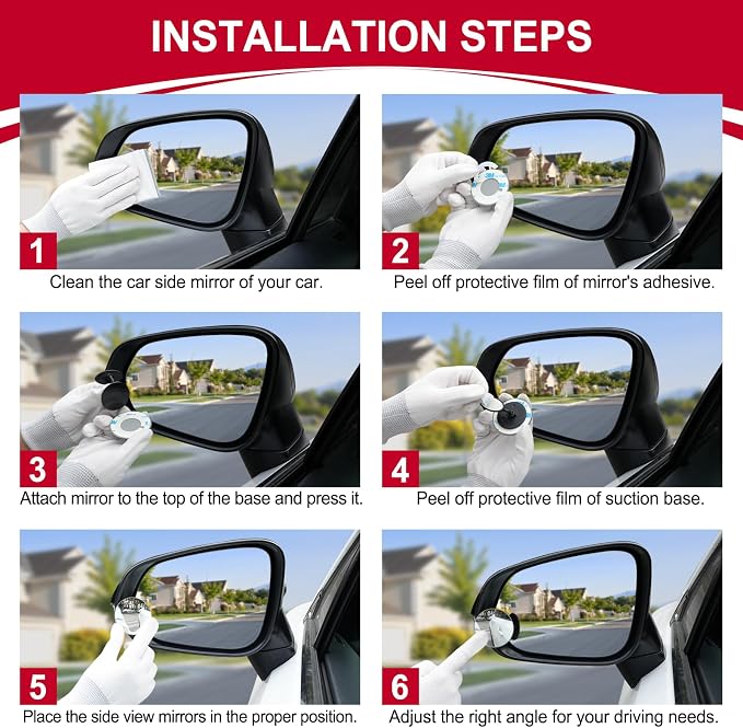 LivTee Blind Spot Mirrors, Exterior Accessories - Image 4