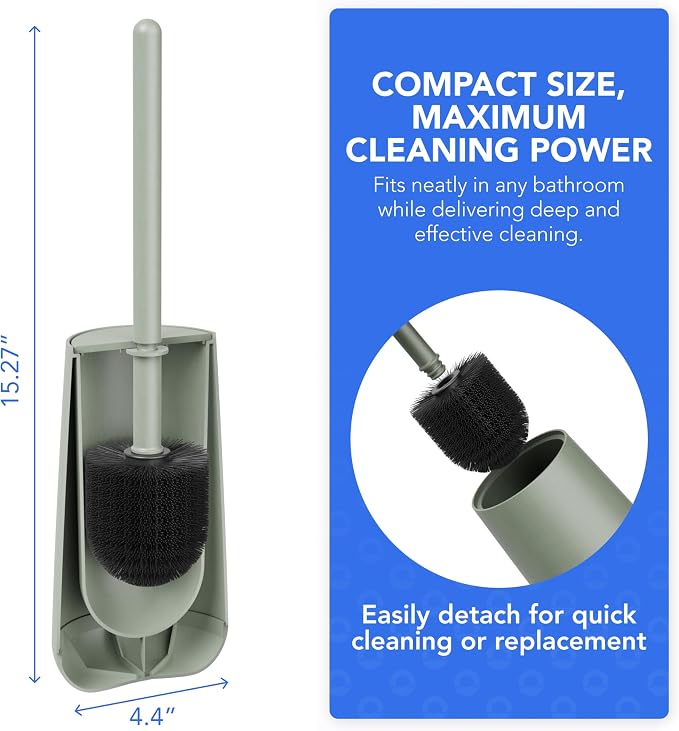 Bamodi Toilet Brush and Holder Set - Image 3