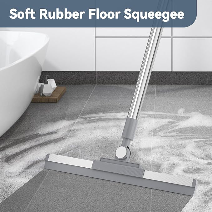 Floor Squeegee with 180° Rotating Head, Squeegee - Image 2