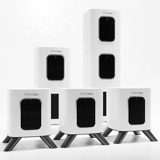 Air Oasis iAdapt 2.0 H13 HEPA Filter Air Purifier | Whole Home Healthy Air by AirOasis
